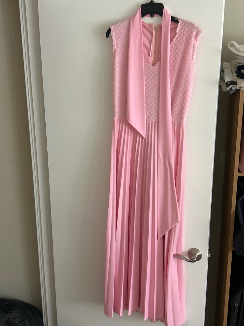 1960s vintage gown, cut DIY
